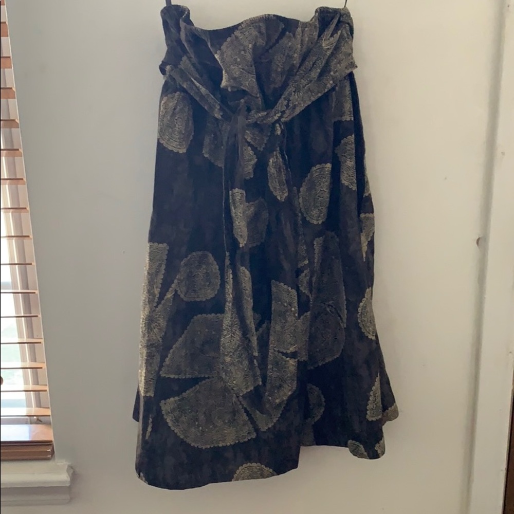 Vintage free people size 8 dress strapless